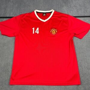 Manchester United Chicharito 14 Jersey Red XL V-Neck Soccer Shirt Official